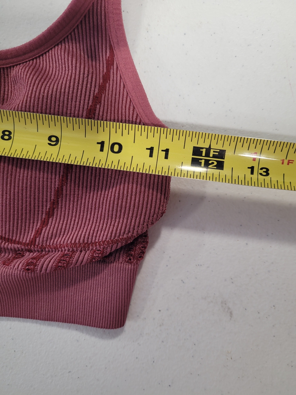 Seamless Ribbed Wireless Bralette in Dusty Rose - Picture 3 of 4